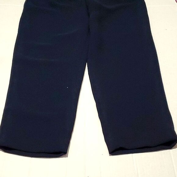 Talbots Eastport Navy Classic Career Straight Leg Pull On Pants - Picture 6 of 10